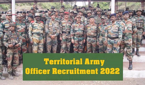 Territorial Army Recruitment 2022