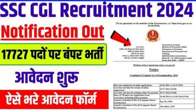 SSC CGL Recruitment 2024