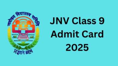 navodaya admit card 2025