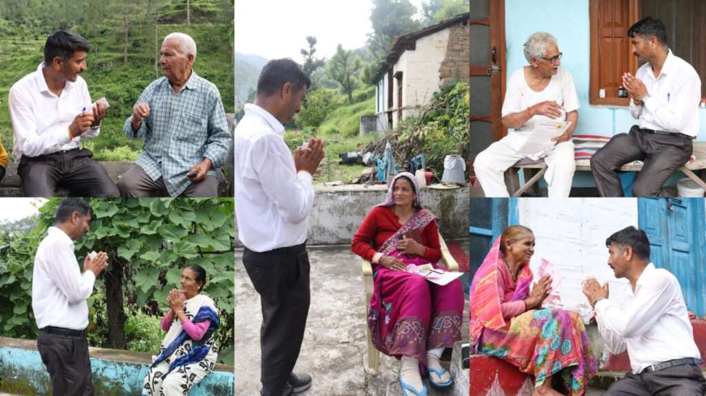 सोमेश्वर: कुंदन भंडारी ने क्षेत्र भ्रमण कर मांगा आशीर्वाद, 'उगता सूरज' को जिताने की अपील