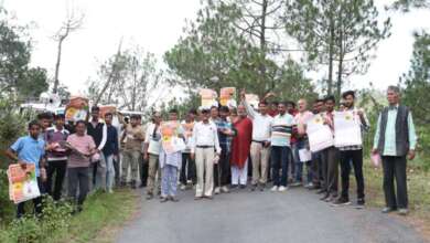 सोमेश्वर:कुंदन भंडारी ने ग्राम ककराड़ कलेत और बजेल में मांगा जनसमर्थन, उगते सूरज पर जताया भरोसा