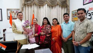 नैनीताल: विधायक सरिता आर्या ने मुख्यमंत्री से की मुलाकात, आपदा प्रभावित क्षेत्रों के लिए मांगी राहत