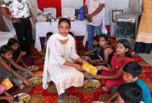 हल्द्वानीः सेवा भारती संस्था ने किया कन्या पूजन