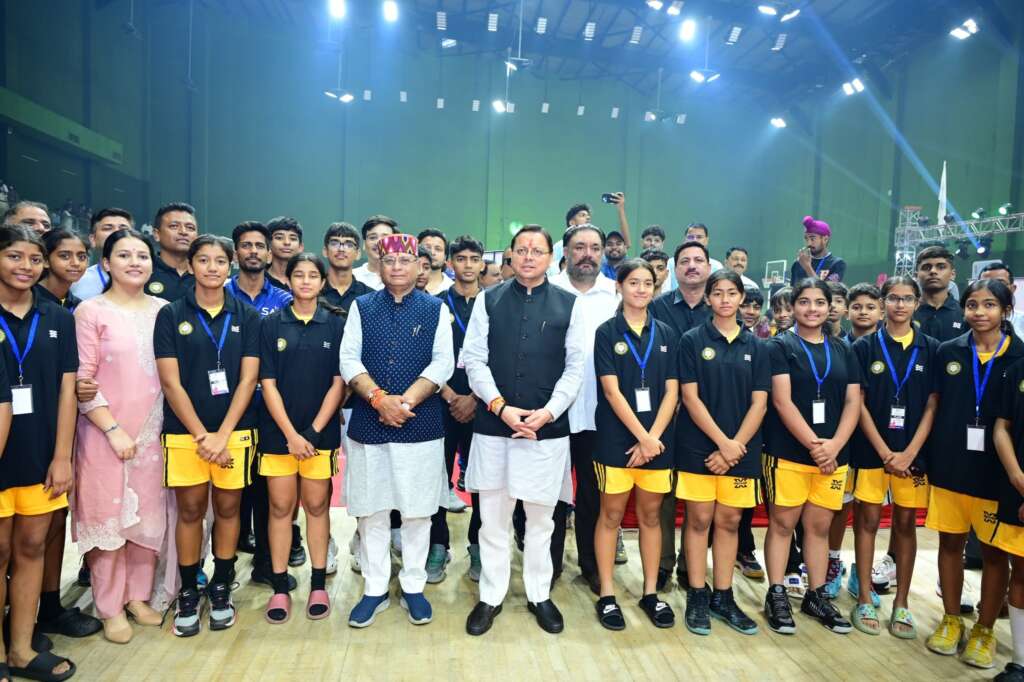 खेभूमि बन रहा उत्तराखण्ड: सीएम धामी ने राष्ट्रीय बास्केटबॉल चैंपियनशिप का किया उद्घाटन