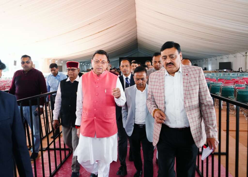 देहरादून: राज्य स्थापना के रजत वर्ष उत्सव को लेकर मुख्यमंत्री धामी ने की तैयारियों की समीक्षा