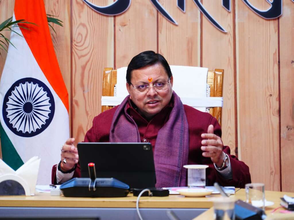 cm pushkar singh Dhami meeting uttarakhand