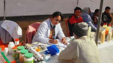 कोटाबाग: जन-जन की सरकार अभियान के तहत स्यात कोटाबाग में लगा निःशुल्क आयुर्वेदिक चिकित्सा शिविर