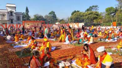 🟥 नव संवत्सर 2083 पर हल्द्वानी में 108 कुंडीय महायज्ञ का भव्य आयोजन