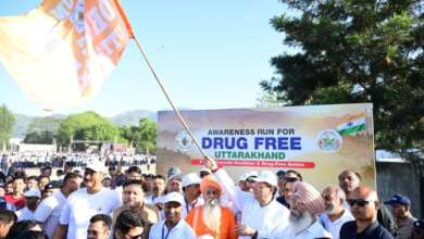 हल्द्वानी: रन फॉर अवेयरनेस रैली को मुख्यमंत्री पुष्कर सिंह धामी ने दिखाई हरी झंडी