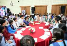 cm dhami sawad studnet